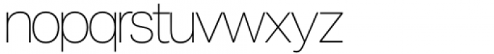Milligram Macro Thin Font LOWERCASE