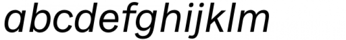 Milligram Text Italic Font LOWERCASE