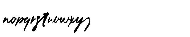 Millostha Font LOWERCASE