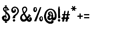 Millow Dunno Font OTHER CHARS
