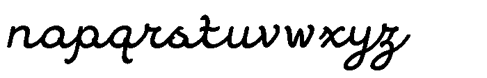 Milnarate Italic Font LOWERCASE
