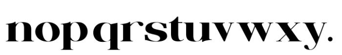 Miloner Heavy Font LOWERCASE