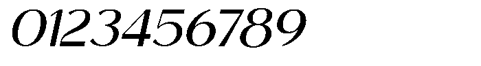 Miluno Italic Font OTHER CHARS
