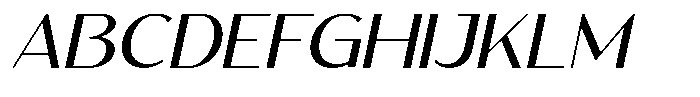 Miluno Italic Font UPPERCASE