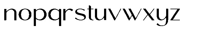 Miluno Regular Font LOWERCASE