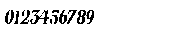 Milver Light Walking Condensed Italic Font OTHER CHARS