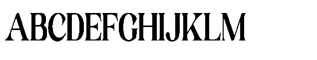 Milver Light Walking Condensed Font UPPERCASE