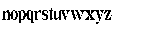 Milver Light Walking Condensed Font LOWERCASE