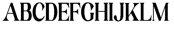 Milver Light Walking Expanded Font UPPERCASE