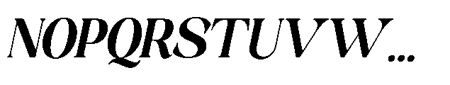 Milver Light Walking Italic Font UPPERCASE
