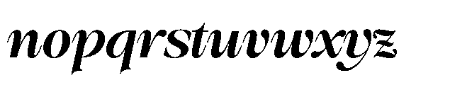 Milver Light Walking Italic Font LOWERCASE