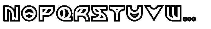 Milwaukee Groove - Bold Font UPPERCASE