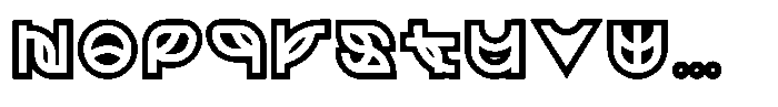 Milwaukee Groove - Bold Font LOWERCASE