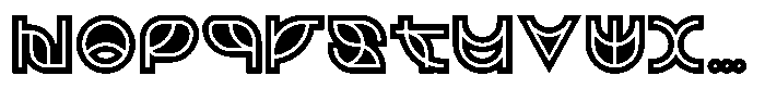 Milwaukee Groove - Book Font LOWERCASE