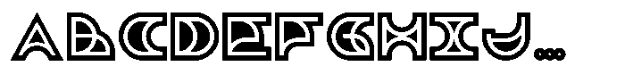 Milwaukee Groove - Medium Font UPPERCASE