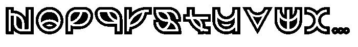 Milwaukee Groove - Medium Font LOWERCASE