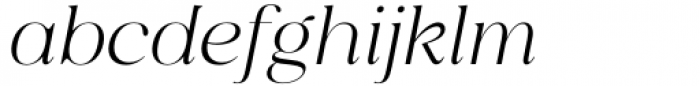 Milyuna Italic Font LOWERCASE