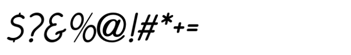 Mimeograph Lettering JNL Oblique Font OTHER CHARS