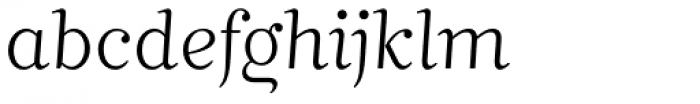 Mimix Thin Font LOWERCASE