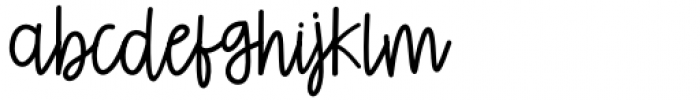 Mimogie Regular Font LOWERCASE