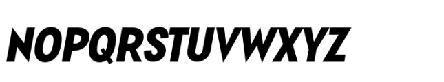 Mimolette Narrow Bold Italic Font UPPERCASE
