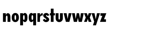 Mimolette Narrow Bold Font LOWERCASE