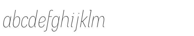 Mimolette Narrow Hairline Italic FONT
