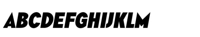 Mimolette Narrow Heavy Italic Font UPPERCASE