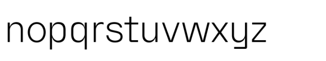 Minavora Extra Light Font LOWERCASE