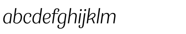 Minaya Light Italic FONT