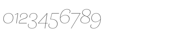 Minaya Thin Italic Font OTHER CHARS