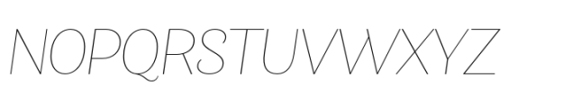 Minaya Thin Italic Font UPPERCASE