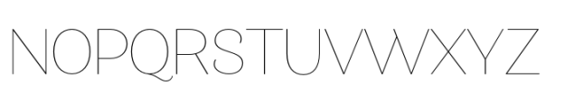 Minaya Thin Font UPPERCASE