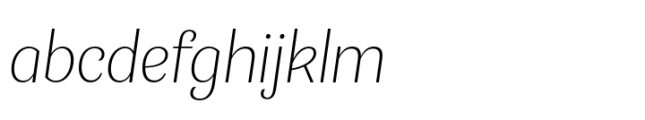 Minaya Ultra Light Italic FONT