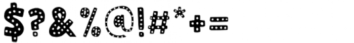 Mind Boggle Dots Regular Font OTHER CHARS