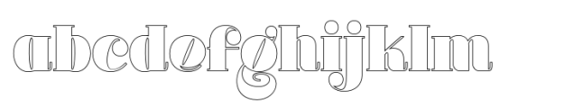 Mindely Outline FONT