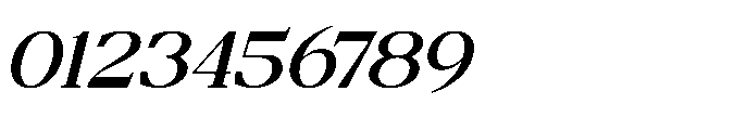 Mindken Italic Font OTHER CHARS