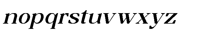 Mindken Italic Font LOWERCASE