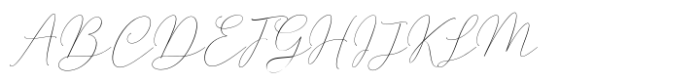 Mindline Script Italic Font UPPERCASE