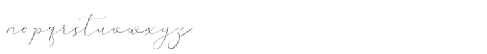 Mindline Script Italic Font LOWERCASE