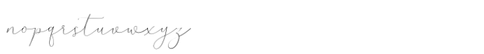 Mindline Script Regular Font LOWERCASE