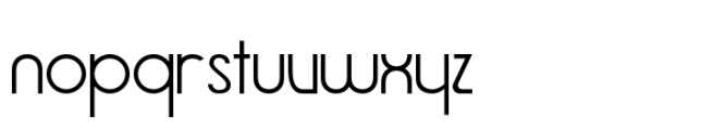 Mindspeak Sans Normal Font LOWERCASE