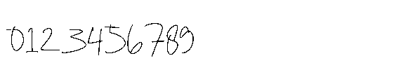 Minebos Signature Font OTHER CHARS