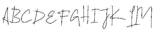 Minebos Signature Font UPPERCASE