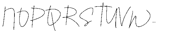 Minebos Signature Font UPPERCASE