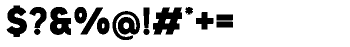 Minga Bold Font OTHER CHARS