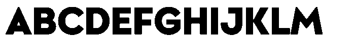 Minga Bold Font UPPERCASE