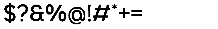 Minga Regular Font OTHER CHARS