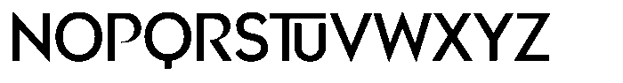 Minga Regular Font UPPERCASE