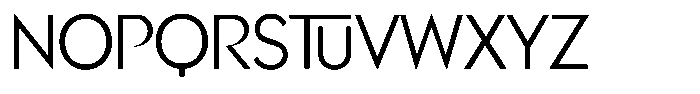 Minga Thin Font UPPERCASE